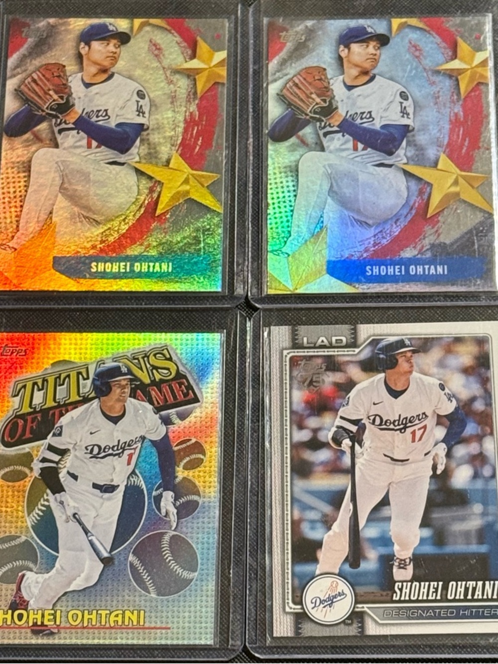 Shohei Ohtani Los Angeles Dodgers Baseball Card Lot 8